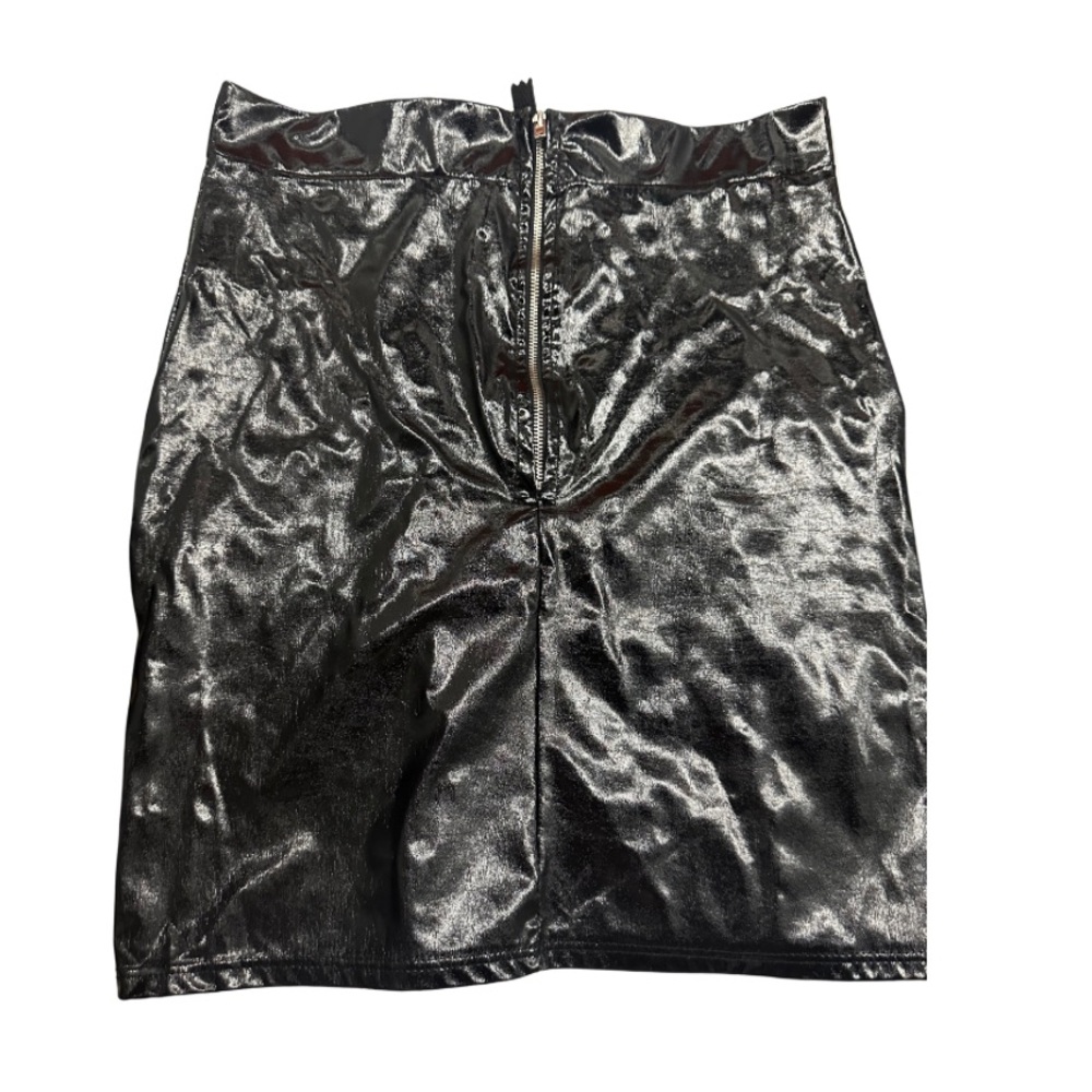 Black Leather Skirt
